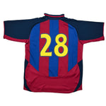 Buy 2003/04 Barcelona 28 Home Shirt (XL) Nike ~ Free worldwide shipping ~ Authentic Vintage Football Shirts from Cult Kits