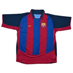 Buy 2003/04 Barcelona 28 Home Shirt (XL) Nike ~ Free worldwide shipping ~ Authentic Vintage Football Shirts from Cult Kits