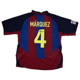 Buy 2003/04 Barcelona Marquez 4 Home Shirt (L) Nike ~ Free worldwide shipping ~ Authentic Vintage Football Shirts from Cult Kits