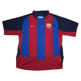 Buy 2003/04 Barcelona Marquez 4 Home Shirt (L) Nike ~ Free worldwide shipping ~ Authentic Vintage Football Shirts from Cult Kits