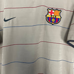 Shop 2003/04 BARCELONA RONALDINHO #10 AWAY SHIRT (L) NIKE, classic football shirts, vintage football shirts & retro soccer jerseys at Cult Kits