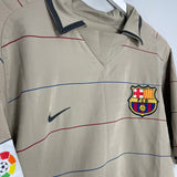 Shop 2003/04 BARCELONA RONALDINHO #10 AWAY SHIRT (M) NIKE, classic football shirts, vintage football shirts & retro soccer jerseys at Cult Kits