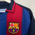 Shop 2003/04 BARCELONA RONALDINHO #80 HOME SHIRT (L) NIKE, classic football shirts, vintage football shirts & retro soccer jerseys at Cult Kits
