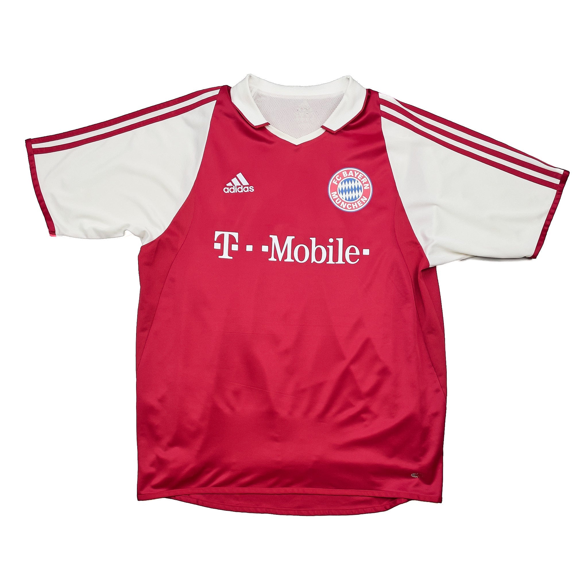 Buy 2003/04 Bayern Munich Ballack 13 *Player Issue* Home Shirt (L) Adidas ~ Free worldwide shipping ~ Authentic Vintage Football Shirts from Cult Kits