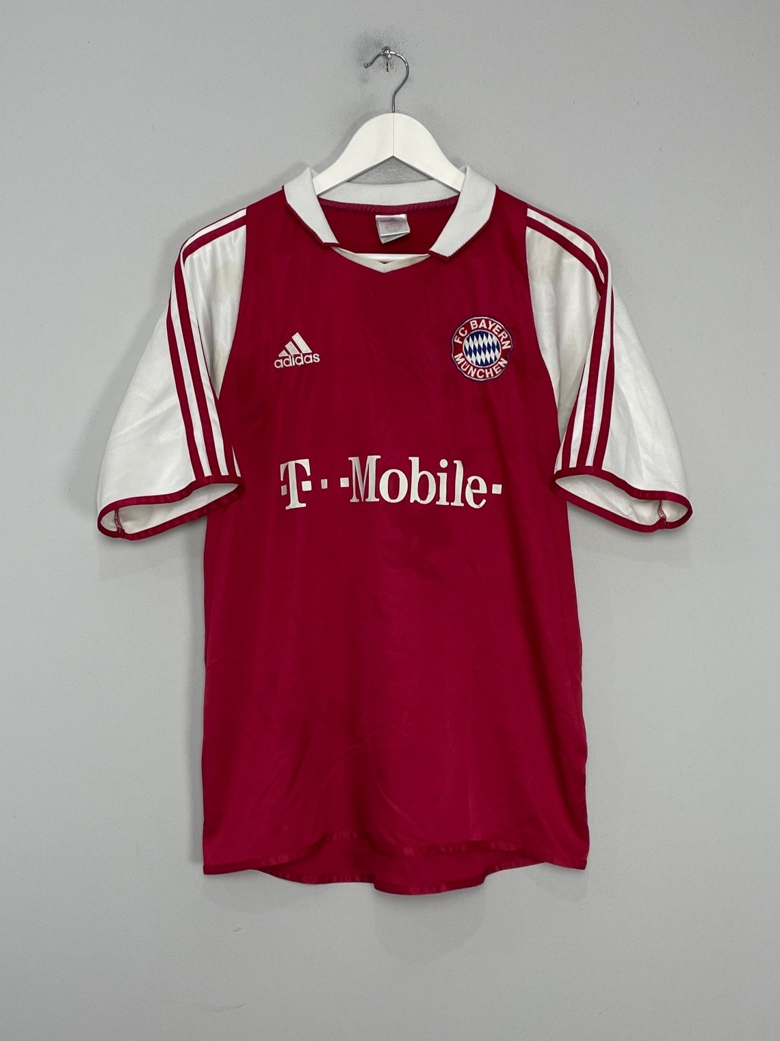 Shop 2003/04 BAYERN MUNICH HOME SHIRT (M) ADIDAS, classic football shirts, vintage football shirts & retro soccer jerseys at Cult Kits