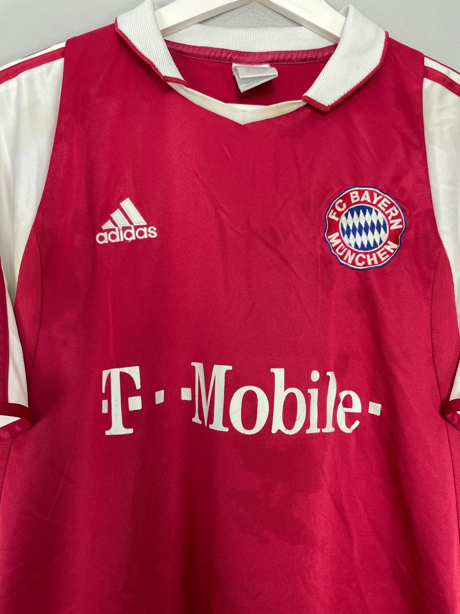 Shop 2003/04 BAYERN MUNICH HOME SHIRT (M) ADIDAS, classic football shirts, vintage football shirts & retro soccer jerseys at Cult Kits