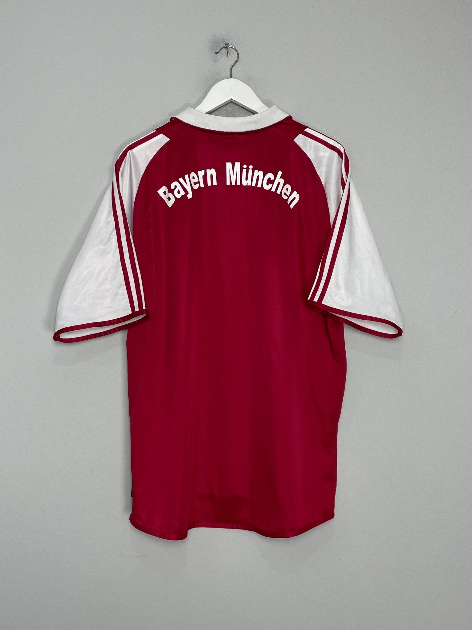 Shop 2003/04 BAYERN MUNICH HOME SHIRT (XL) ADIDAS, classic football shirts, vintage football shirts & retro soccer jerseys at Cult Kits