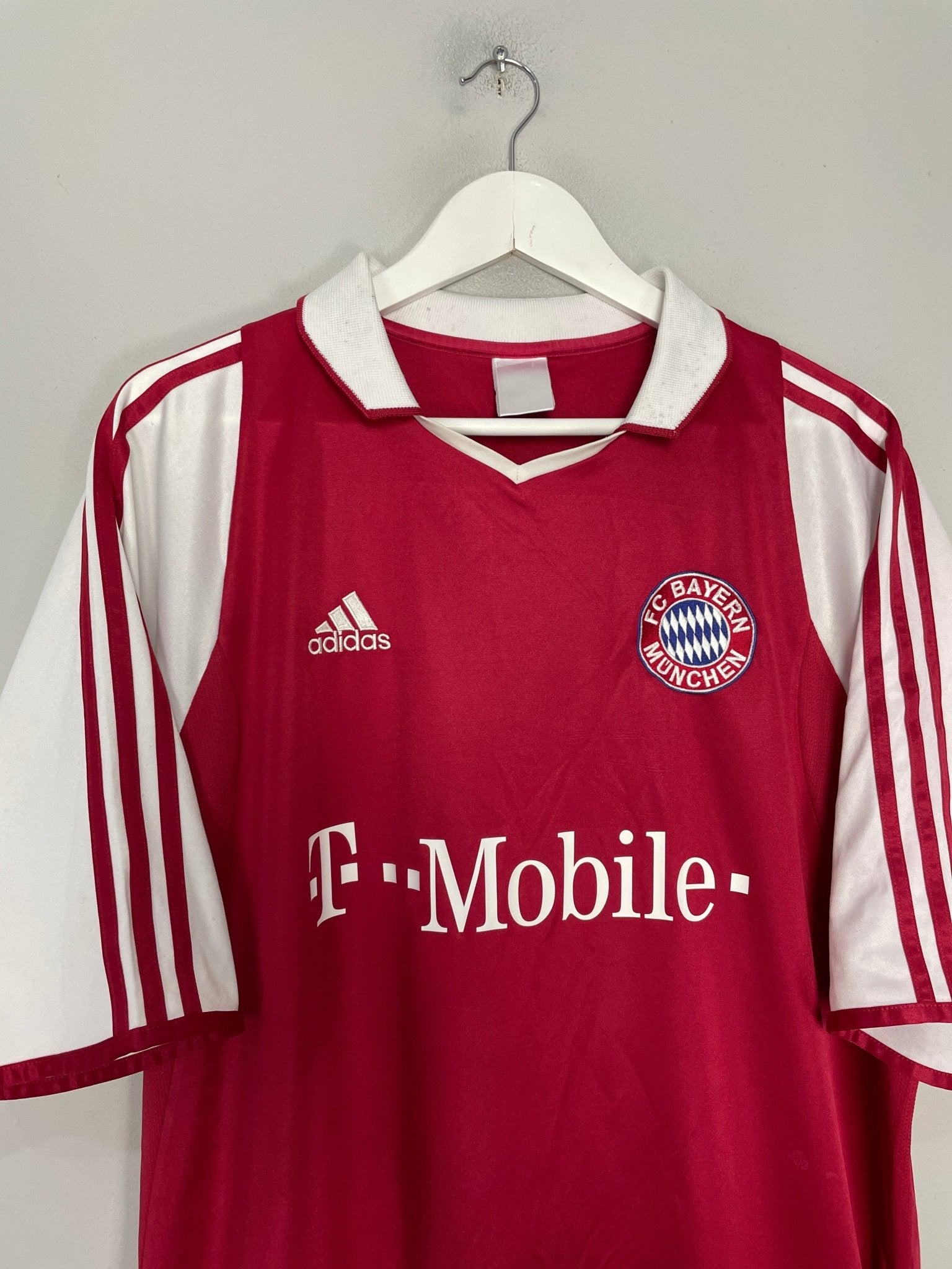 Shop 2003/04 BAYERN MUNICH HOME SHIRT (XL) ADIDAS, classic football shirts, vintage football shirts & retro soccer jerseys at Cult Kits