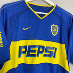 Shop 2003/04 BOCA JUNIORS HOME SHIRT (XL) NIKE, classic football shirts, vintage football shirts & retro soccer jerseys at Cult Kits