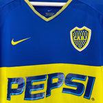 Shop 2003/04 BOCA JUNIORS TEVEZ #11 HOME SHIRT (L) NIKE, classic football shirts, vintage football shirts & retro soccer jerseys at Cult Kits