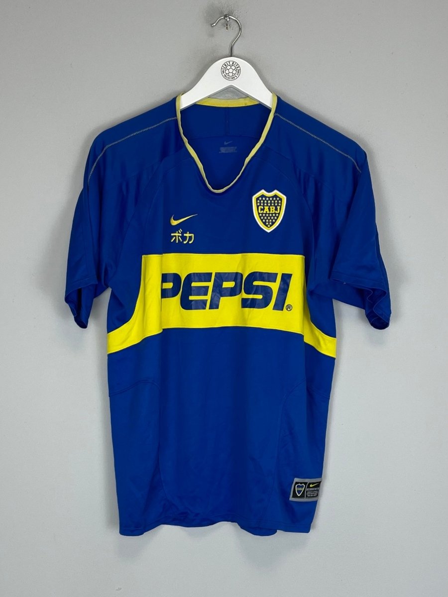 2003/04 BOCA JUNIORS 'TOKYO' HOME SHIRT (M) NIKE - Cult Kits - Medium - Buy Vintage Football Shirts, Authentic Retro Football Shirts For Sale, Classic Football Shirts & Soccer Jersey