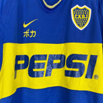 2003/04 BOCA JUNIORS 'TOKYO' HOME SHIRT (M) NIKE - Cult Kits - Medium - Buy Vintage Football Shirts, Authentic Retro Football Shirts For Sale, Classic Football Shirts & Soccer Jersey
