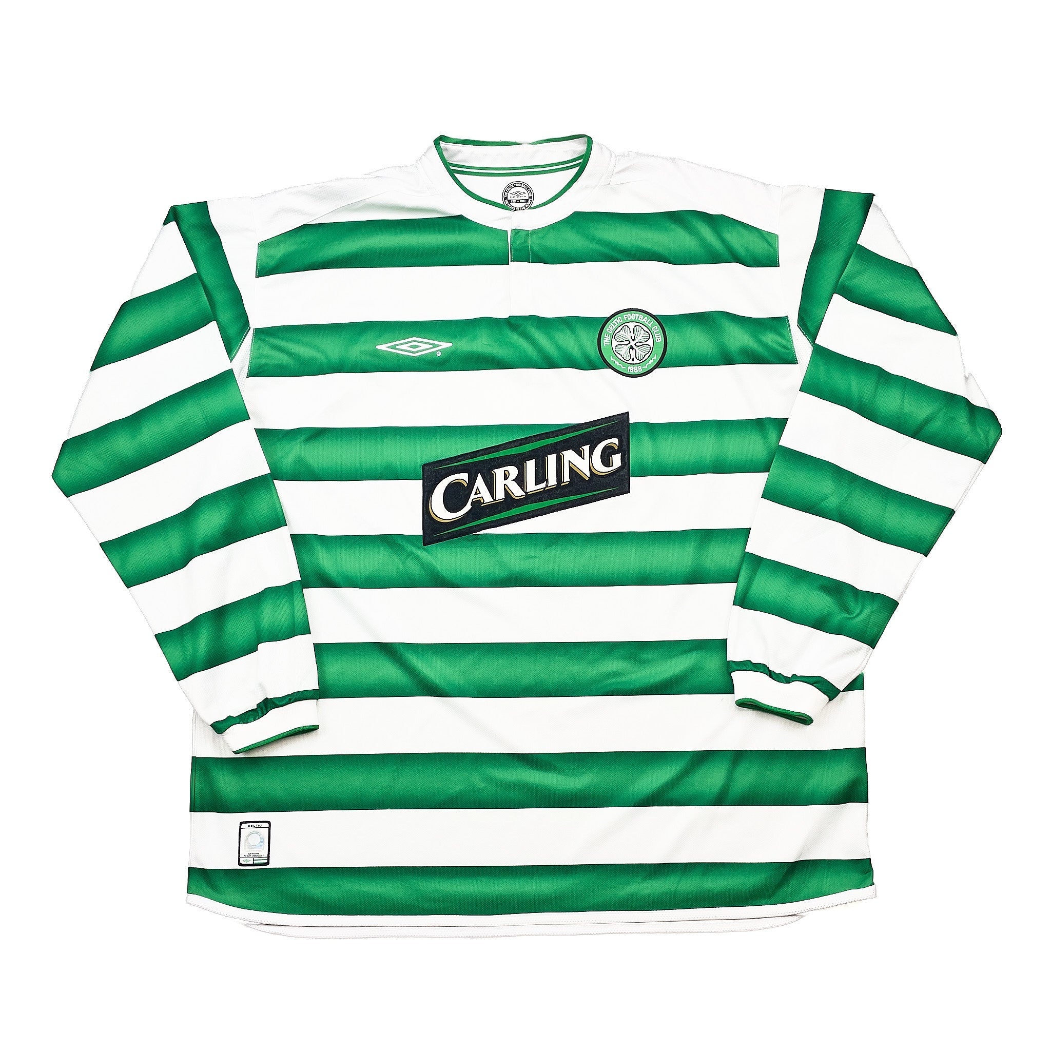 Buy 2003/04 Celtic Hartson 10 L/S Home Shirt (XXL) Umbro ~ Free worldwide shipping available ~ Authentic Vintage Football Shirts from Cult Kits