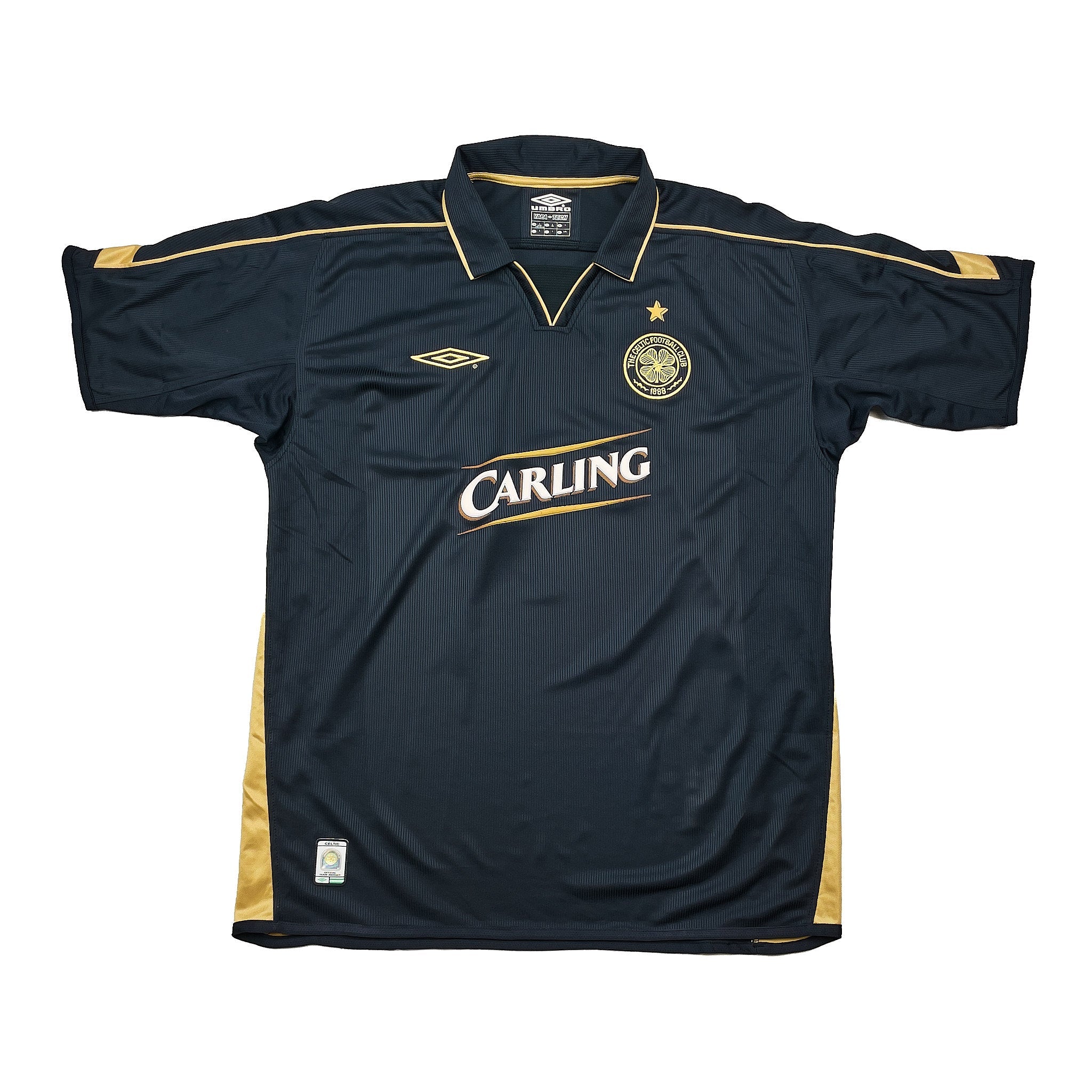 Buy 2003/04 Celtic Larsson 7 Away Shirt (L) Umbro ~ Free worldwide shipping ~ Authentic Vintage Football Shirts from Cult Kits