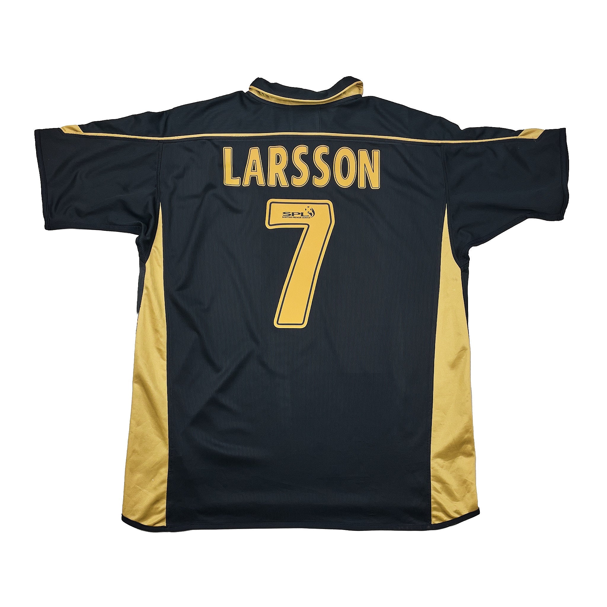 Buy 2003/04 CELTIC LARSSON 7 AWAY SHIRT (XL) UMBRO ~ Free worldwide shipping available ~ Authentic Vintage Football Shirts from Cult Kits