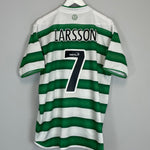 Shop 2003/04 CELTIC LARSSON #7 HOME SHIRT (L) UMBRO, classic football shirts, vintage football shirts & retro soccer jerseys at Cult Kits