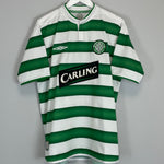 Shop 2003/04 CELTIC LARSSON #7 HOME SHIRT (L) UMBRO, classic football shirts, vintage football shirts & retro soccer jerseys at Cult Kits