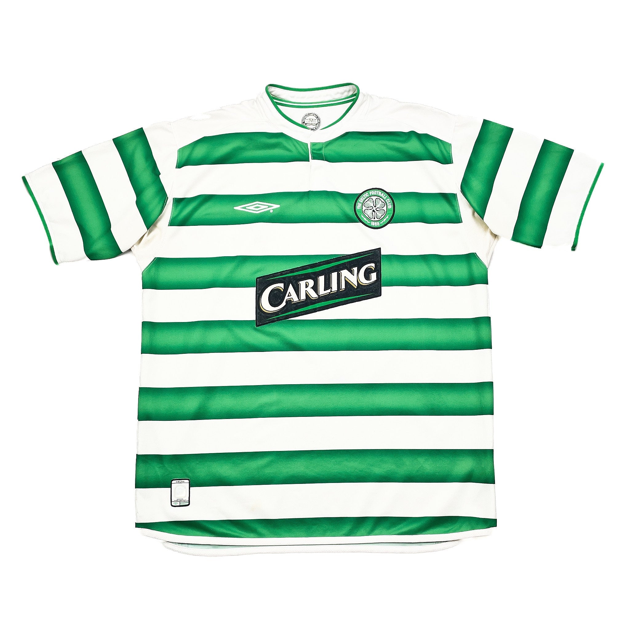 2003/04 CELTIC LARSSON #7 HOME SHIRT (L) UMBRO – Cult Kits
