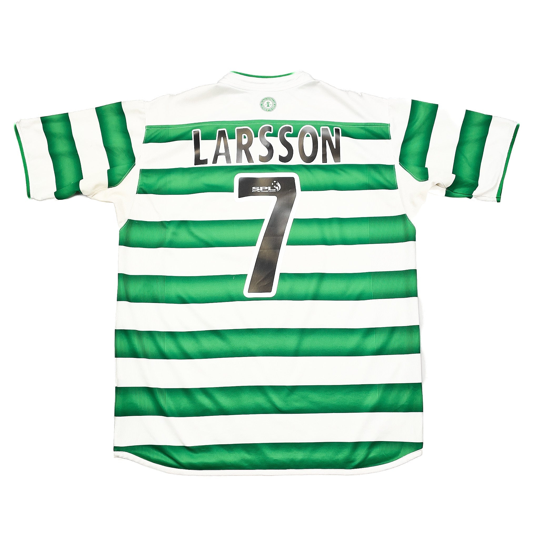 Buy 2003/04 CELTIC LARSSON 7 HOME SHIRT (L) UMBRO ~ Free worldwide shipping available ~ Authentic Vintage Football Shirts from Cult Kits