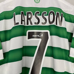 Shop 2003/04 CELTIC LARSSON #7 HOME SHIRT (XL) UMBRO, classic football shirts, vintage football shirts & retro soccer jerseys at Cult Kits