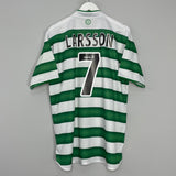 Shop 2003/04 CELTIC LARSSON #7 HOME SHIRT (XL) UMBRO, classic football shirts, vintage football shirts & retro soccer jerseys at Cult Kits