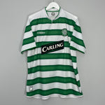 Shop 2003/04 CELTIC LARSSON #7 HOME SHIRT (XL) UMBRO, classic football shirts, vintage football shirts & retro soccer jerseys at Cult Kits