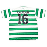 Buy 2003/04 CELTIC LAURSEN 16 *MATCH WORN VS MANCHESTER UNITED* HOME SHIRT (XXL) UMBRO ~ Free worldwide shipping available ~ Authentic Vintage Football Shirts from Cult Kits