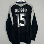 Shop 2003/04 CHELSEA DROGBA #15 L/S THIRD SHIRT (XXL) UMBRO, classic football shirts, vintage football shirts & retro soccer jerseys at Cult Kits