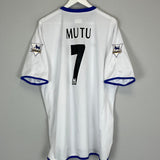 Shop 2003/04 CHELSEA MUTU #7 AWAY SHIRT (XXL) UMBRO, classic football shirts, vintage football shirts & retro soccer jerseys at Cult Kits