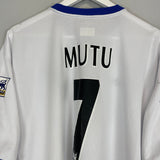 Shop 2003/04 CHELSEA MUTU #7 AWAY SHIRT (XXL) UMBRO, classic football shirts, vintage football shirts & retro soccer jerseys at Cult Kits