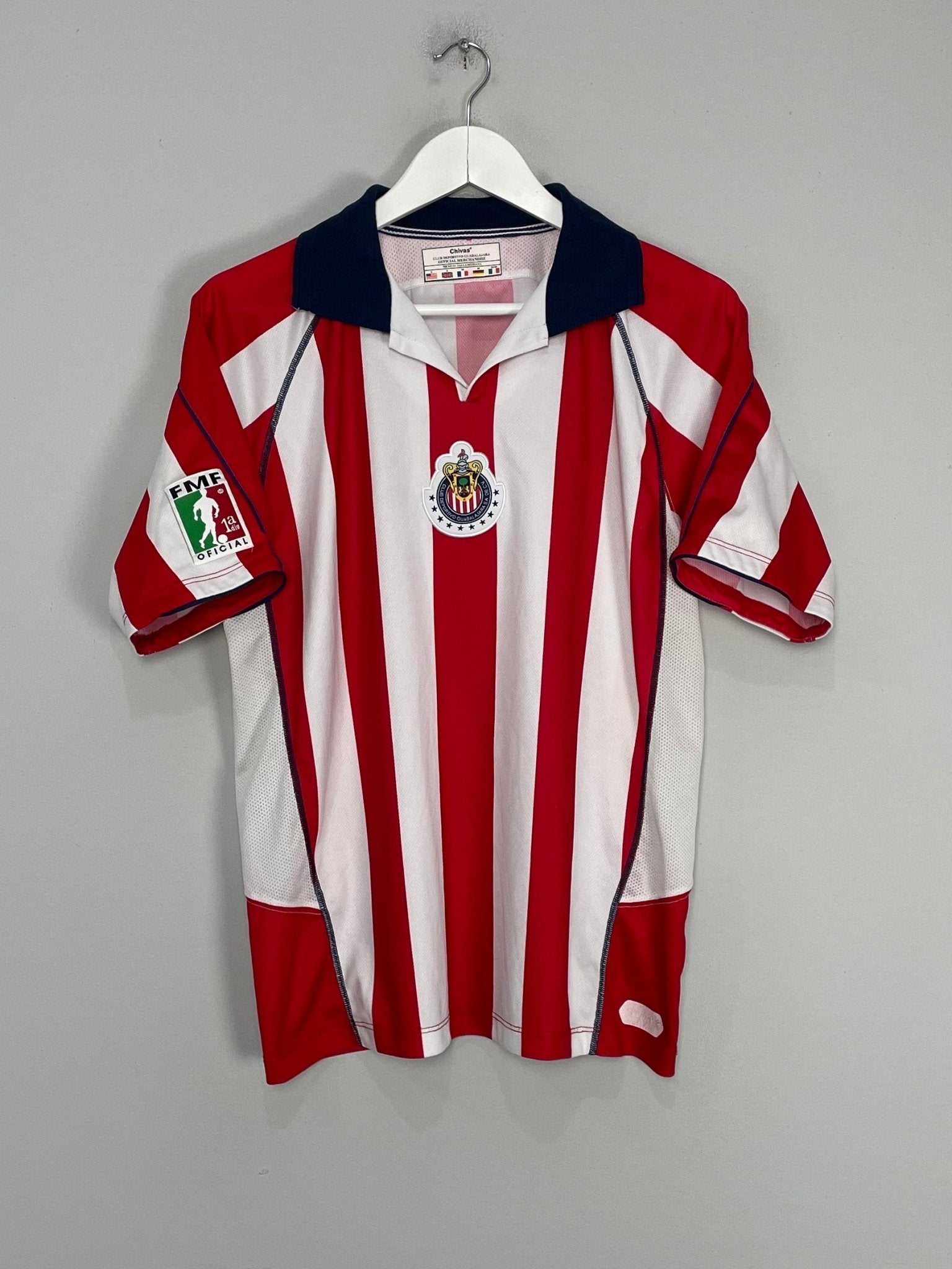 Shop 2003/04 CHIVAS GUADALAJARA HOME SHIRT (S) OM, classic football shirts, vintage football shirts & retro soccer jerseys at Cult Kits