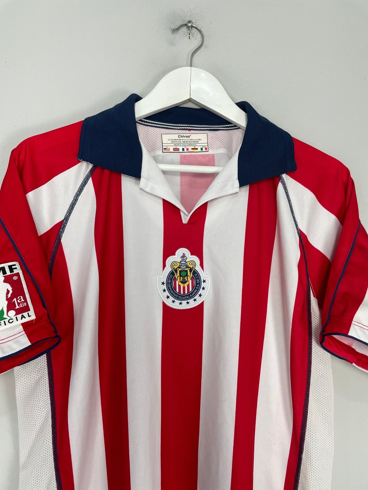 Shop 2003/04 CHIVAS GUADALAJARA HOME SHIRT (S) OM, classic football shirts, vintage football shirts & retro soccer jerseys at Cult Kits
