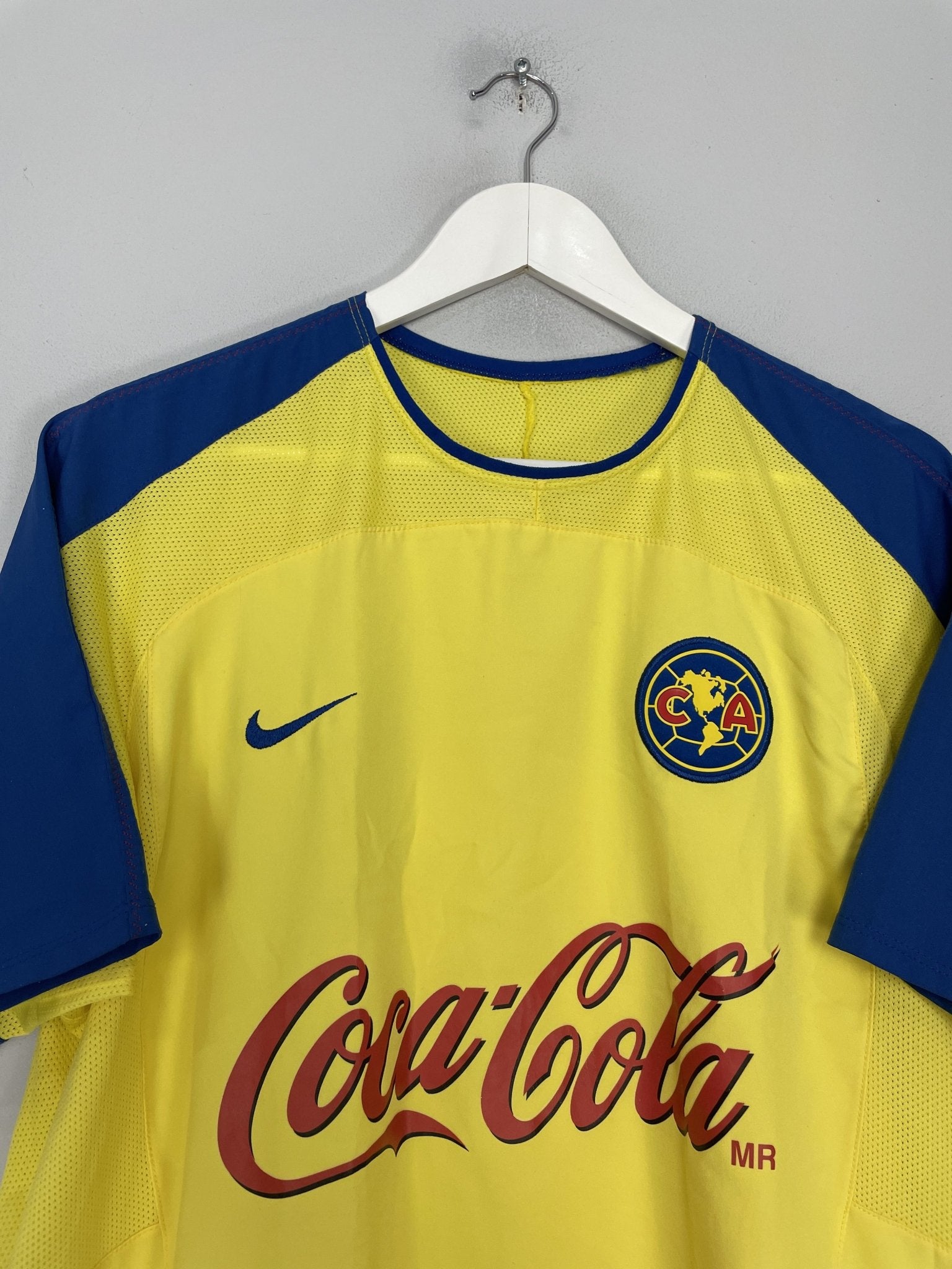 Shop 2003/04 CLUB AMERICA HOME SHIRT (L) NIKE, classic football shirts, vintage football shirts & retro soccer jerseys at Cult Kits