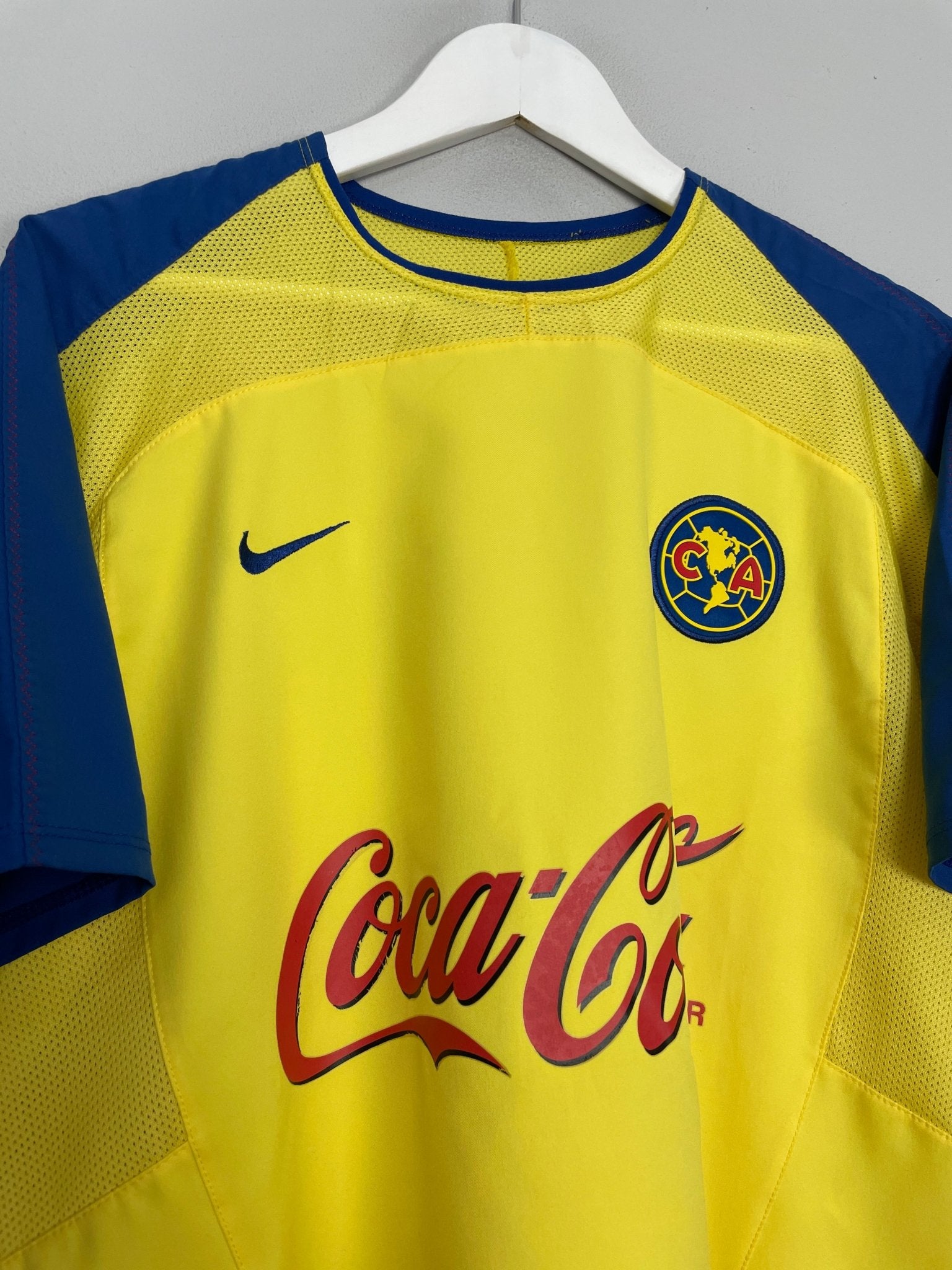 Shop 2003/04 CLUB AMERICA HOME SHIRT (L) NIKE, classic football shirts, vintage football shirts & retro soccer jerseys at Cult Kits