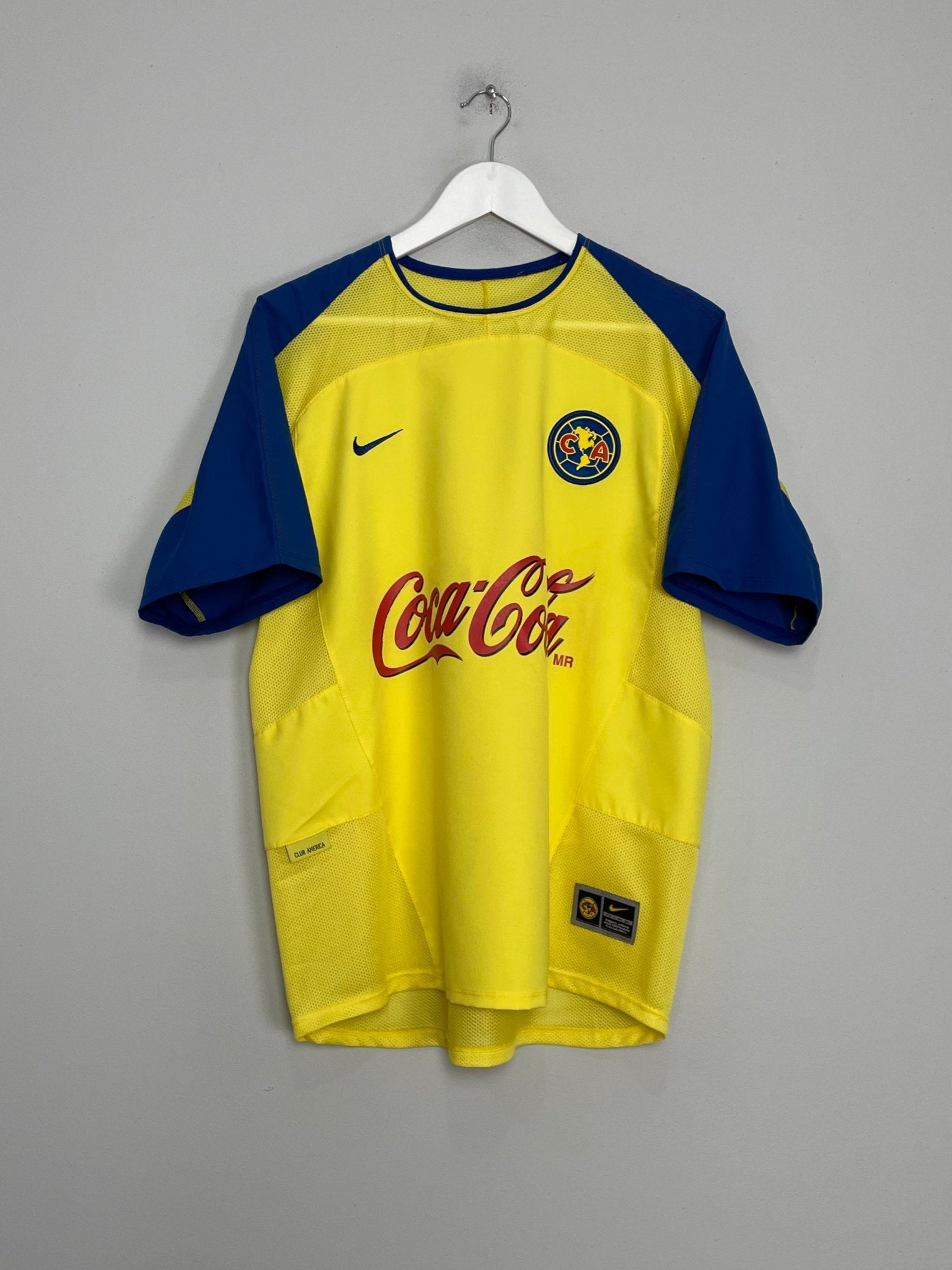 Shop 2003/04 CLUB AMERICA HOME SHIRT (L) NIKE, classic football shirts, vintage football shirts & retro soccer jerseys at Cult Kits