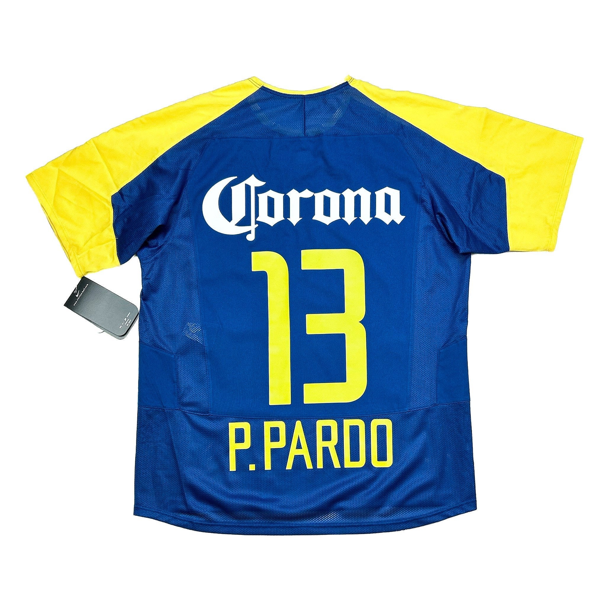 Buy 2003/04 CLUB AMERICA P.PARDO 13 *BNWT* AWAY SHIRT (M) NIKE ~ Free worldwide shipping available ~ Authentic Vintage Football Shirts from Cult Kits