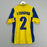 Shop 2003/04 COLOMBIA I.CORDOVA #2 HOME SHIRT (L) LOTTO, classic football shirts, vintage football shirts & retro soccer jerseys at Cult Kits