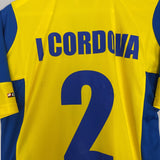 Shop 2003/04 COLOMBIA I.CORDOVA #2 HOME SHIRT (L) LOTTO, classic football shirts, vintage football shirts & retro soccer jerseys at Cult Kits