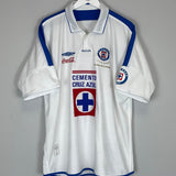 Shop 2003/04 CRUZ AZUL *ANNIVERSARY* AWAY SHIRT (XL) UMBRO, classic football shirts, vintage football shirts & retro soccer jerseys at Cult Kits