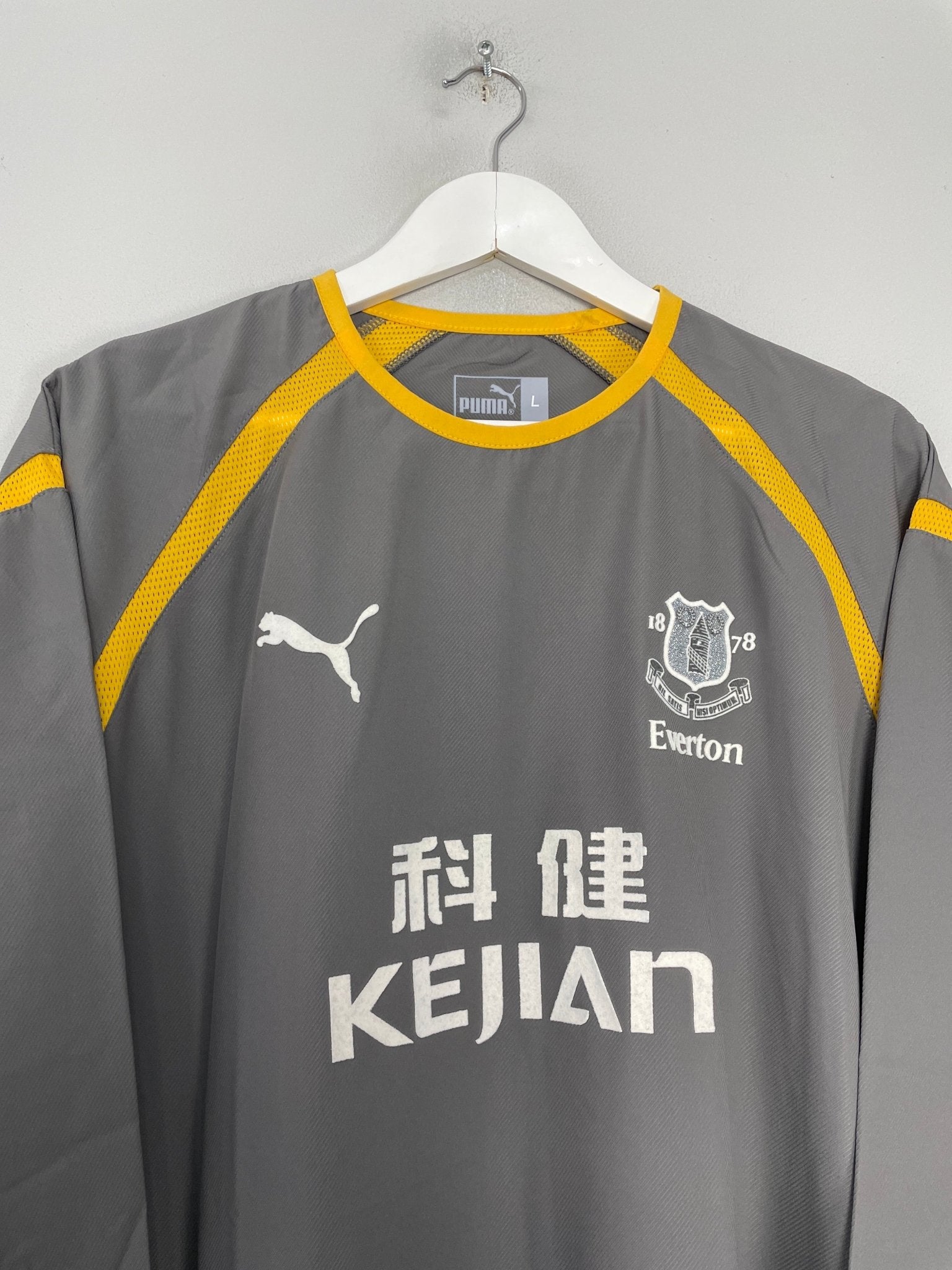 Shop 2003/04 EVERTON MARTYN #25 GK SHIRT (L) PUMA, classic football shirts, vintage football shirts & retro soccer jerseys at Cult Kits