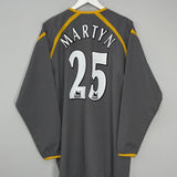 Shop 2003/04 EVERTON MARTYN #25 GK SHIRT (L) PUMA, classic football shirts, vintage football shirts & retro soccer jerseys at Cult Kits