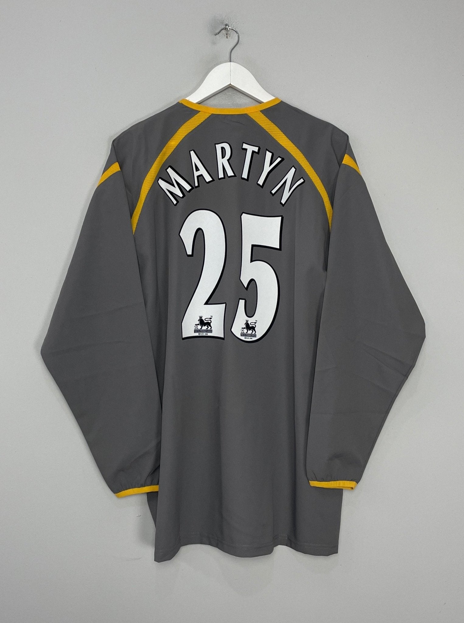 Shop 2003/04 EVERTON MARTYN #25 GK SHIRT (L) PUMA, classic football shirts, vintage football shirts & retro soccer jerseys at Cult Kits