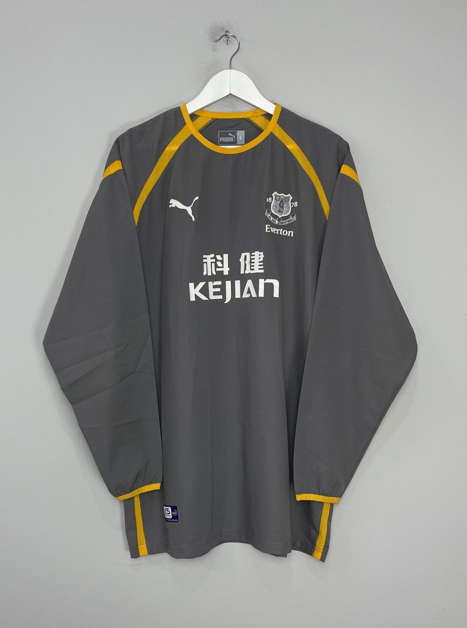 Shop 2003/04 EVERTON MARTYN #25 GK SHIRT (L) PUMA, classic football shirts, vintage football shirts & retro soccer jerseys at Cult Kits