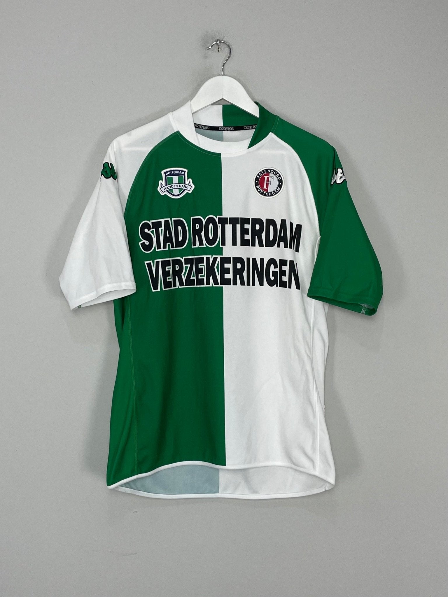 Shop 2003/04 FEYENOORD AWAY SHIRT (L) KAPPA, classic football shirts, vintage football shirts & retro soccer jerseys at Cult Kits