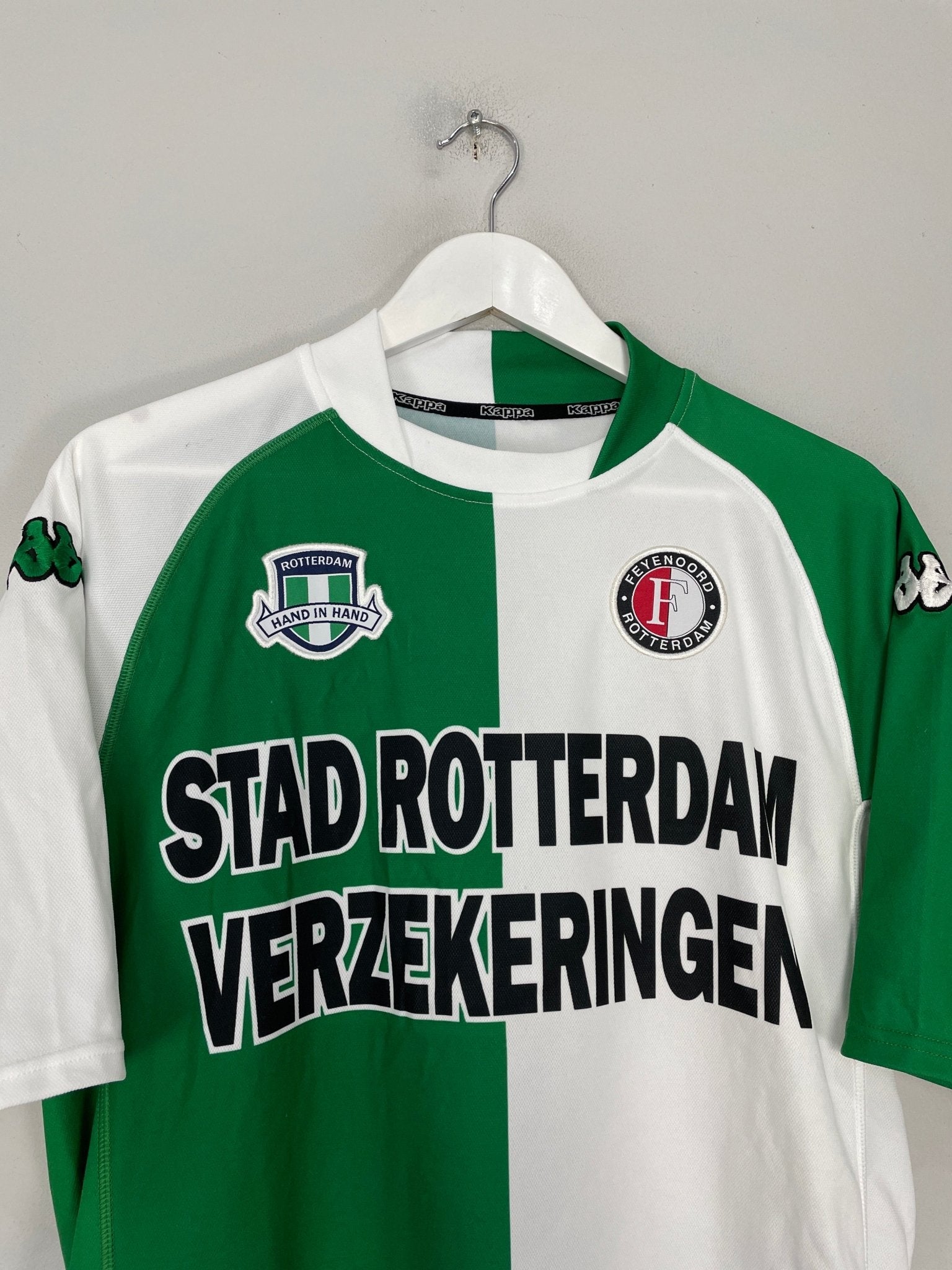 Shop 2003/04 FEYENOORD AWAY SHIRT (L) KAPPA, classic football shirts, vintage football shirts & retro soccer jerseys at Cult Kits