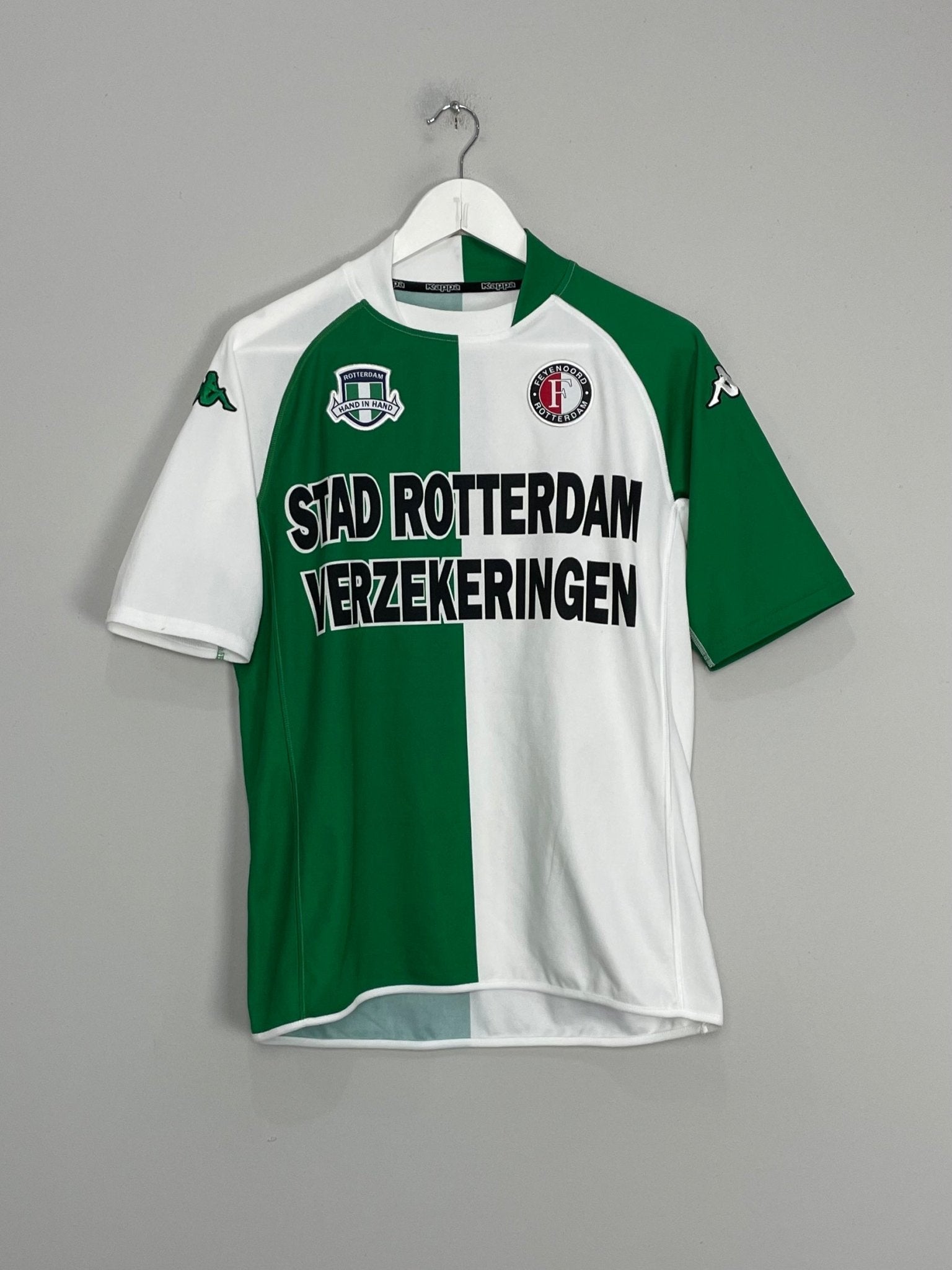 Shop 2003/04 FEYENOORD AWAY SHIRT (M) KAPPA, classic football shirts, vintage football shirts & retro soccer jerseys at Cult Kits