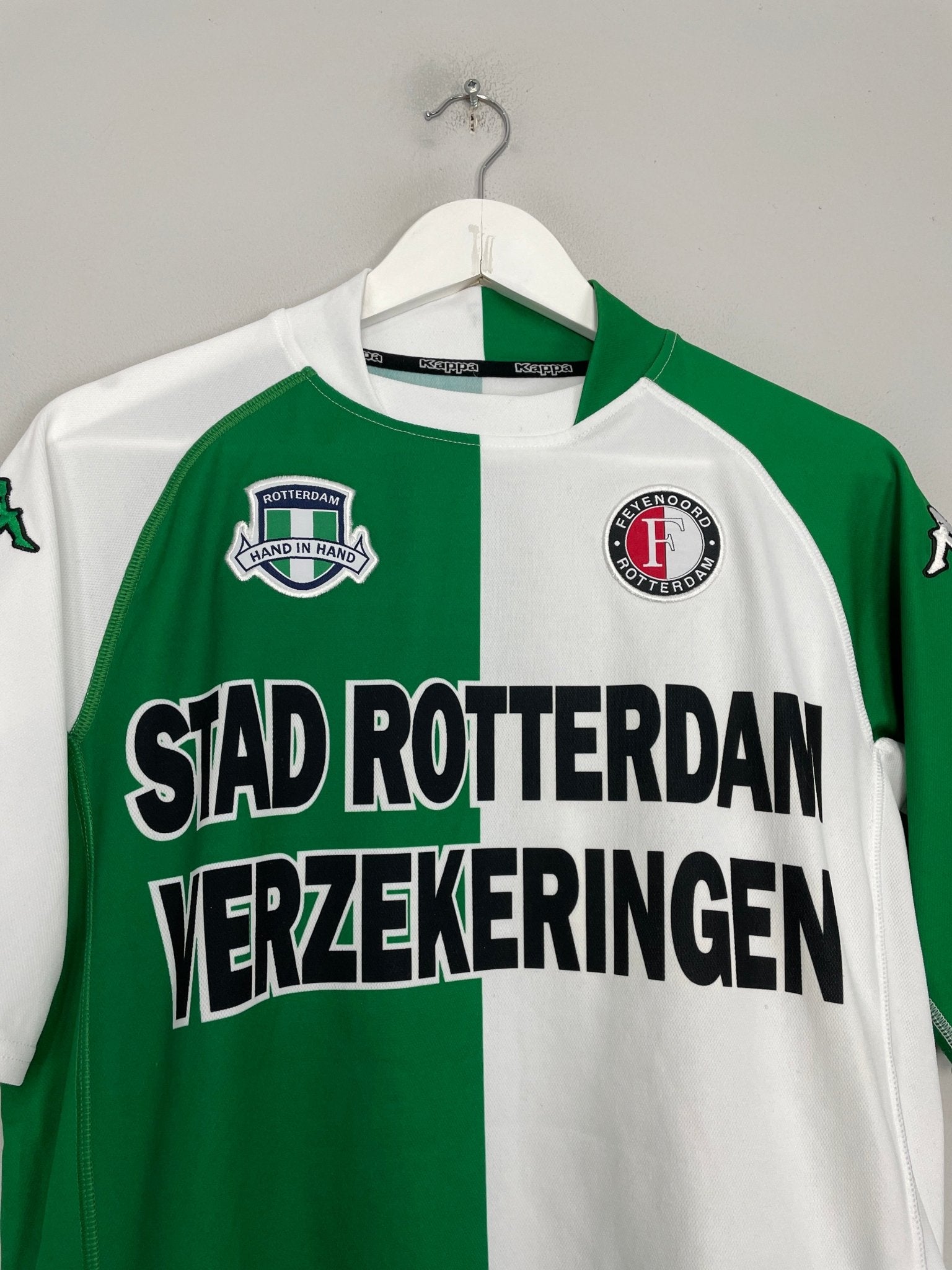 Shop 2003/04 FEYENOORD AWAY SHIRT (M) KAPPA, classic football shirts, vintage football shirts & retro soccer jerseys at Cult Kits