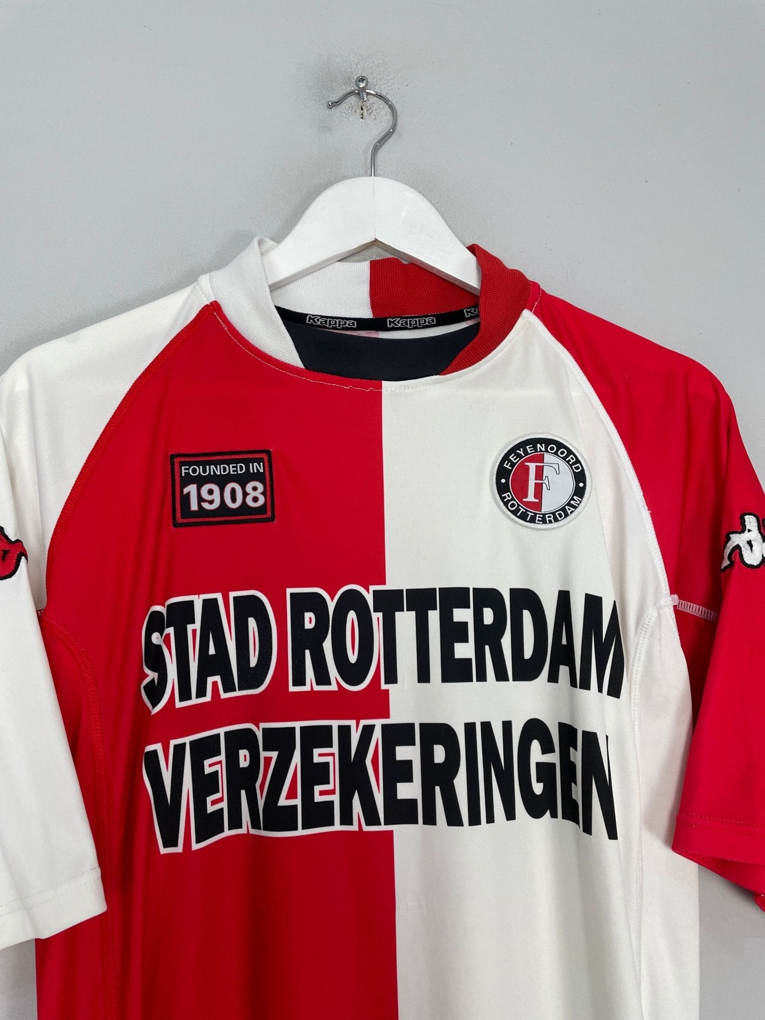 Shop 2003/04 FEYENOORD HOME SHIRT (L) KAPPA, classic football shirts, vintage football shirts & retro soccer jerseys at Cult Kits