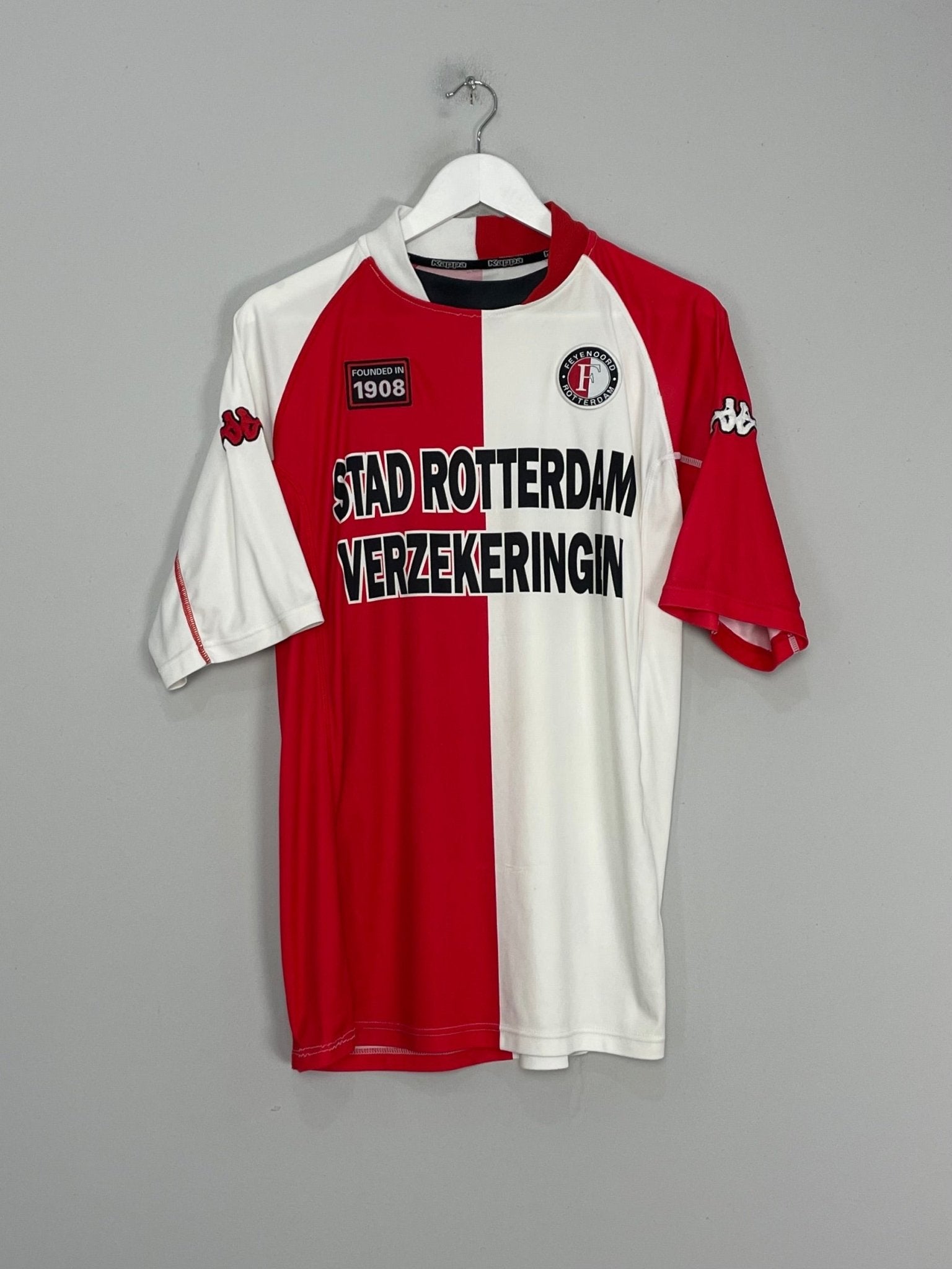 Shop 2003/04 FEYENOORD HOME SHIRT (L) KAPPA, classic football shirts, vintage football shirts & retro soccer jerseys at Cult Kits