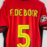 2003/04 GALATASARAY F DE BOER 5 C/L THIRD SHIRT (L) UMBRO - Cult Kits - Large - Buy Vintage Football Shirts, Authentic Retro Football Shirts For Sale, Classic Football Shirts & Soccer Jersey